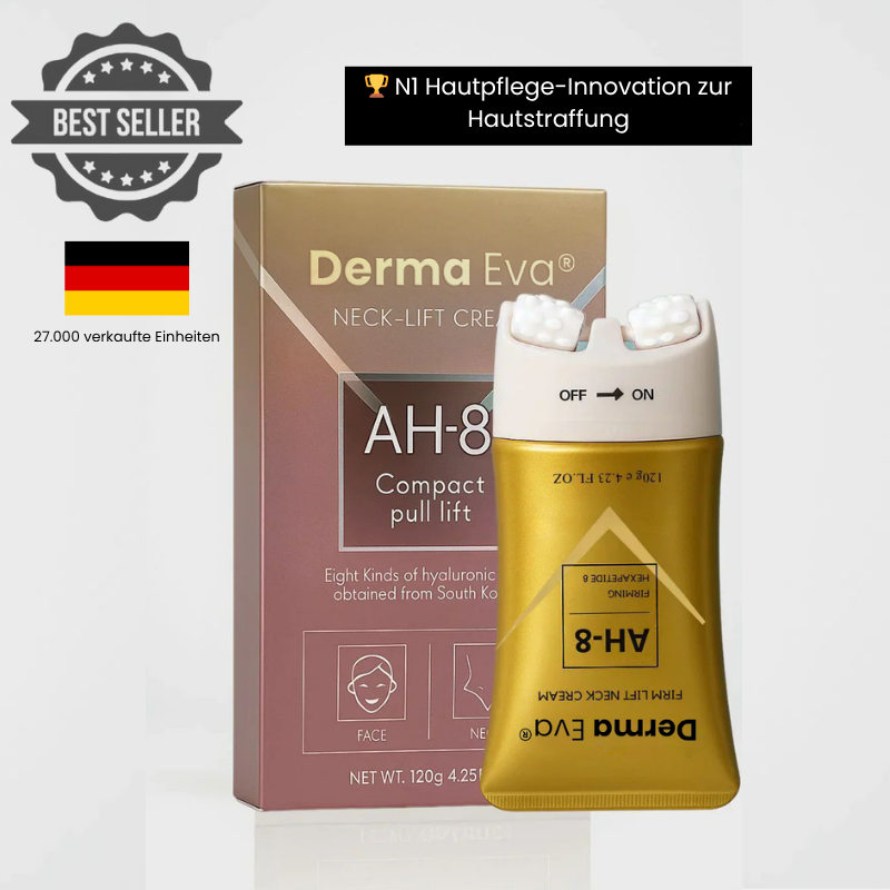 Derma Vea® K Beauty - Koreanische straffende Creme mit Lifting-Roller